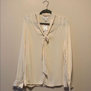 TopShop Beige Flowy Top
